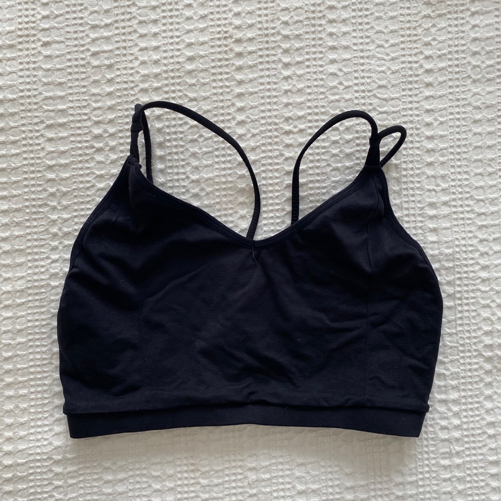 Black Sports Bra